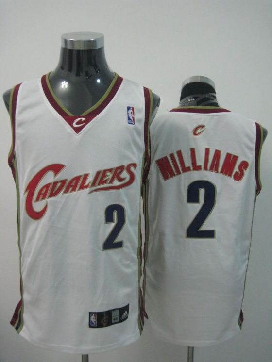 Cleveland Cavaliers Willams White Red Black Jersey - Click Image to Close